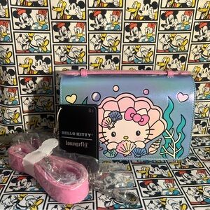 Loungefly Sanrio Hello Kitty Mermaid Metallic Crossbody Purse 2025 NWT